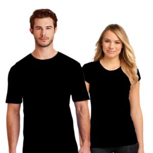 Couple T Shirt 100% Cotton with Vinyl Printing
