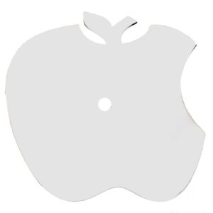 Personalized Gift Clock Apple Shape