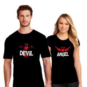 Couple T Shirt Devil Angel