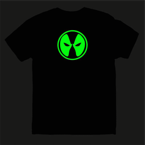 glow in the dark tshirt alien