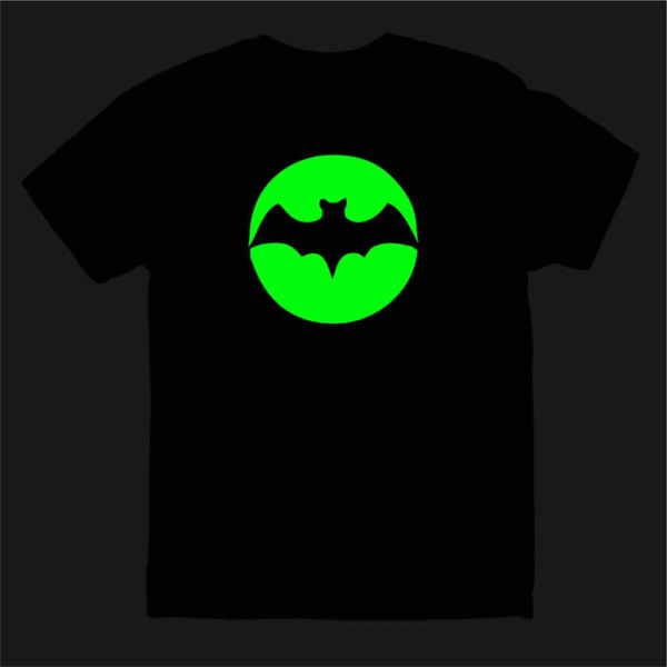 Glow In The Dark T-shirt Batman Fly