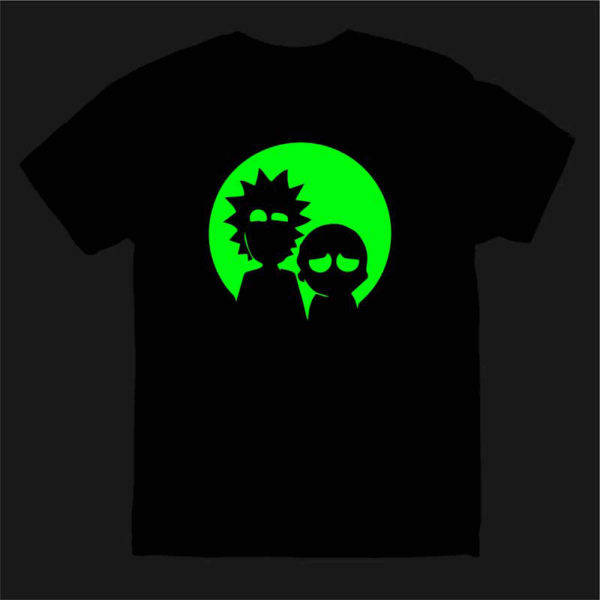 Glow In The Dark T-shirt Couple