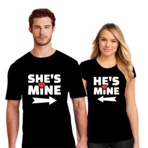 Couple T Shirt She’s Mine He’s Mine