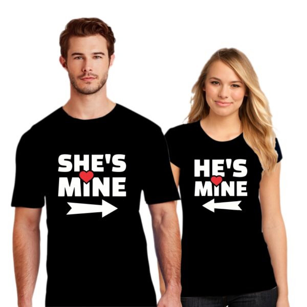 Couple T Shirt She's Mine He's Mine