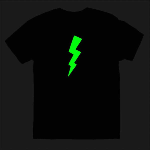 Glow In The Dark T-shirt Light Thunder