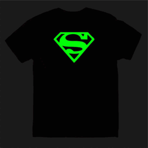 Glow In The Dark T-shirt Superman Fighter