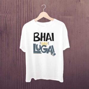 Man Printed T-shirt Bhai B4R Lugai