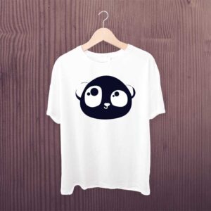 Man Printed T-shirt Cute Panda