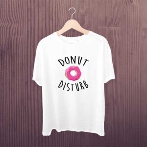 Man Printed T-shirt Donot Disturb