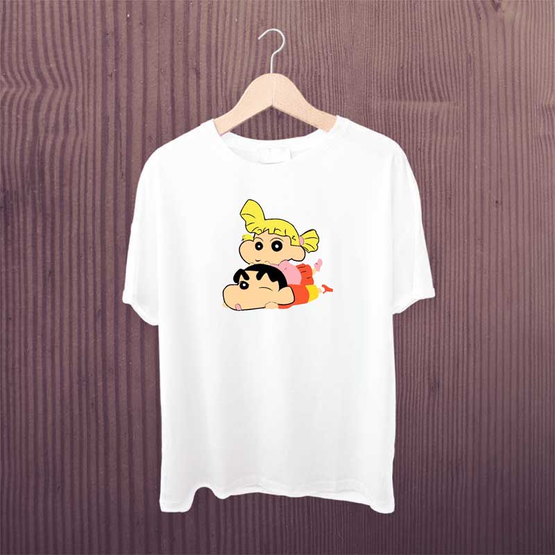 shinchan printed t shirt for girl
