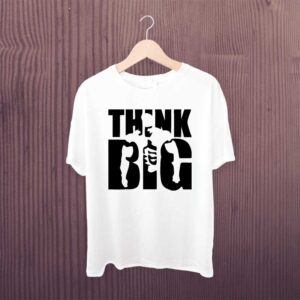 Man Printed T-shirt Think Big