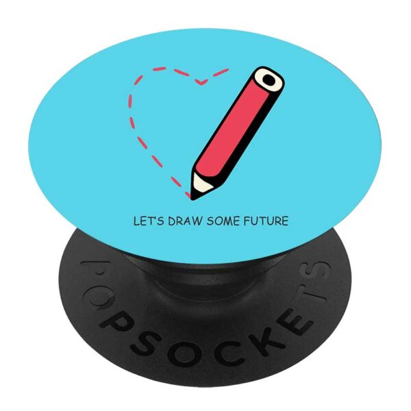 Mobile Pop Socket Holder Draw Future