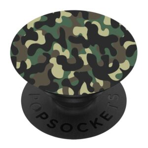 Mobile Pop Socket Holder Green Military