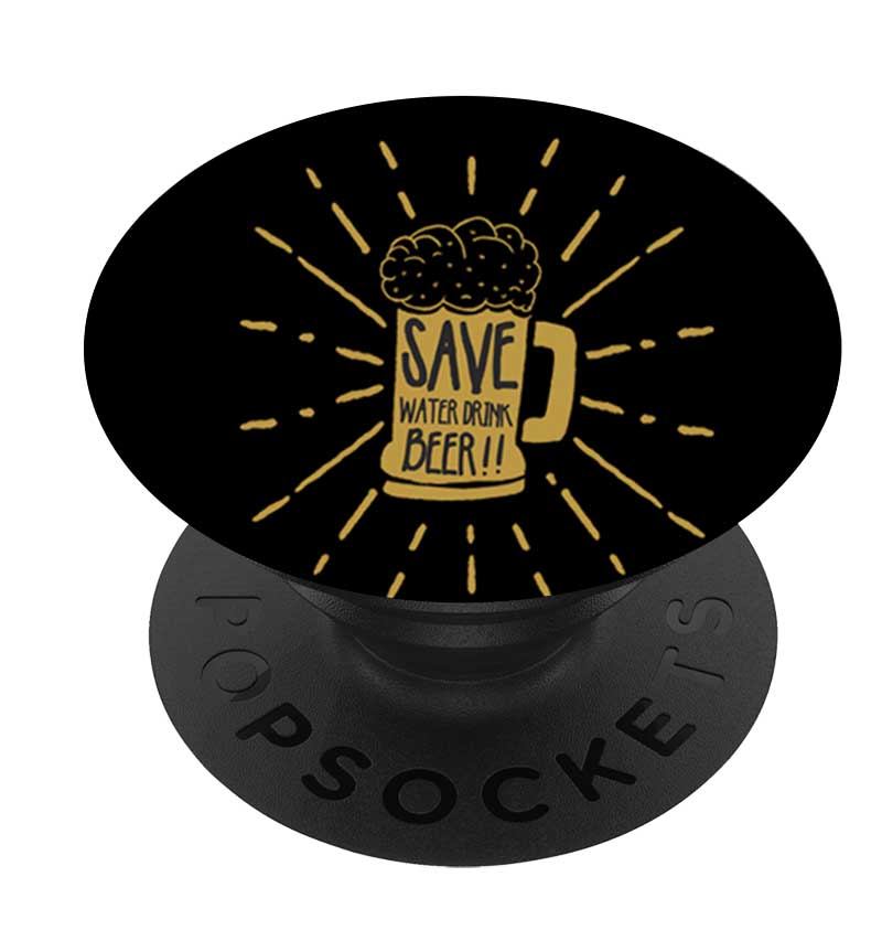 Mobile Pop Socket Holder Save Beer