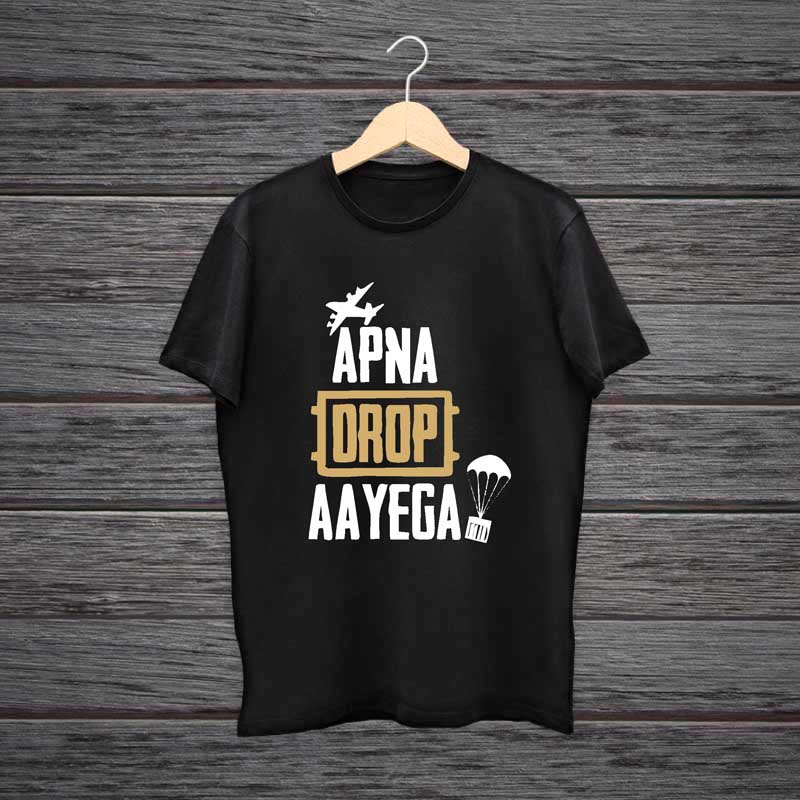 Man-Printed-Black-Cotton-T-shirt-Apna-Drop-Aayega