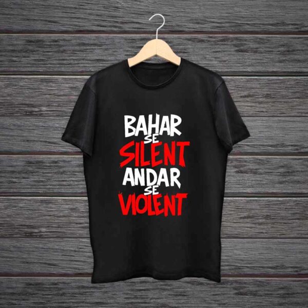 Man-Printed-Black-Cotton-T-shirt-Bahar-Se-Silent