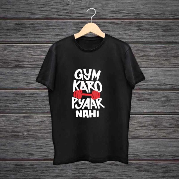 Man-Printed-Black-Cotton-T-shirt-Gym-Karo-Pyaar-Nahi