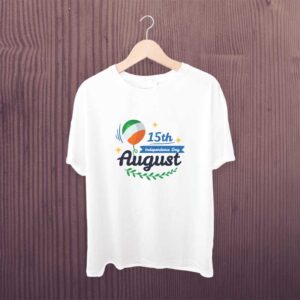 15 Aug Independence Day Man T Shirt White Printed