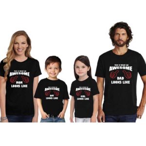 Family T-Shirts For 4 Awesome