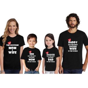 Family T-Shirts For 4 Awesome Mod Dad