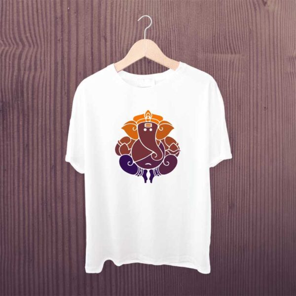 Ganesh-Printed-T-Shirt-White
