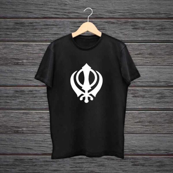 Khanda-Sikh-T-Shirt-100-Black-Cotton