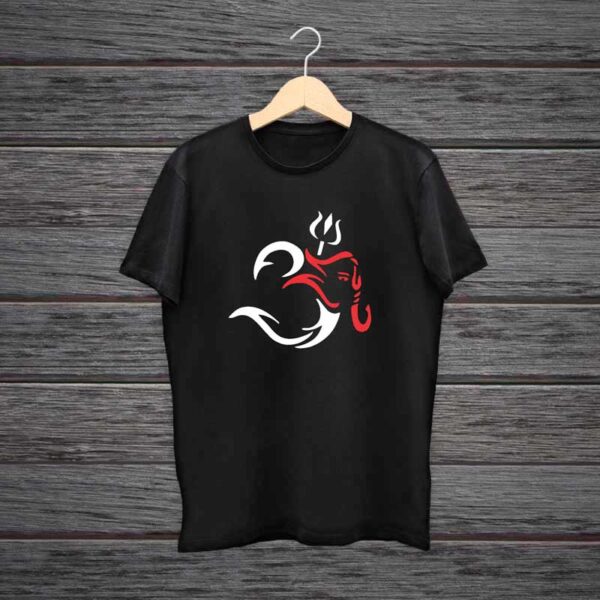 OM-Ganesh-T-Shirt-100-Black-Cotton