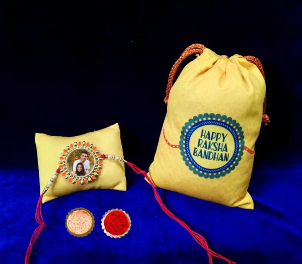 Personalized-Photo-Rakhi-Metal-Round