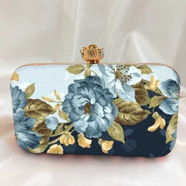 Blue-Flower-Printed-Clutch-Bag-1