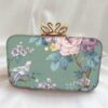 Gray-Color-Printed-Clutch-Bag-1