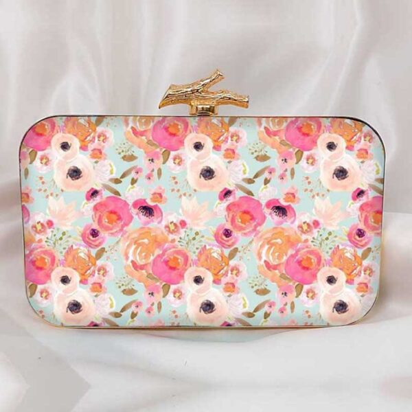 Pink-Floer-Printed-Clutch-1