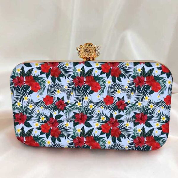 Red-Flower-Printed-Clutch-Bag-1
