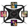Customized Wooden Clock Photo Frame
