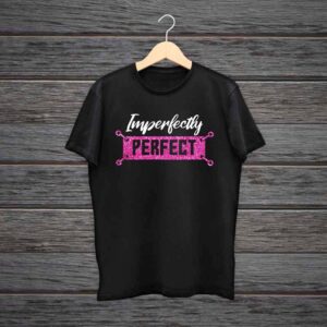 Girl T-Shirt I am Perfect Glitter Print
