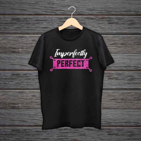 Girl-T-Shirt-I-am-Perfect-Glitter-Print