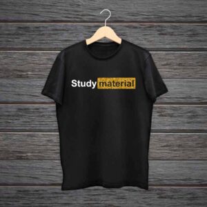 Girl T-Shirt Study Material Glitter Print