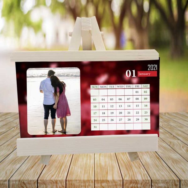 Valentine-Photo-Calendar-With-Wooden-Easel-Stand