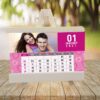 Valentine-Photo-Calendar-With-Wooden-Easel-Stand-Pink