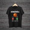 Basketball-Is-Calling-Trending-Black-Cotton-Tshirt