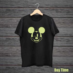 Mickey Glow In The Dark Black Tshirt