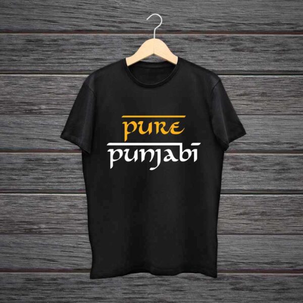 Pure-Punjabi-Black-Cotton-Tshirt