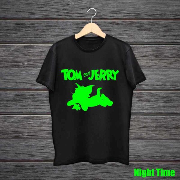 Tom-And-Jerry-Glow-In-The-Dark-Black-Tshirt