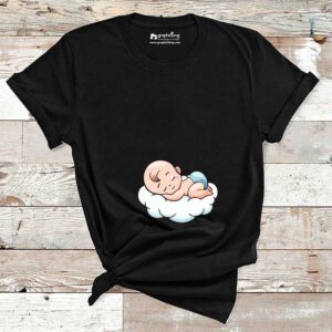 Baby Sleeping Dreaming Maternity T-Shirt
