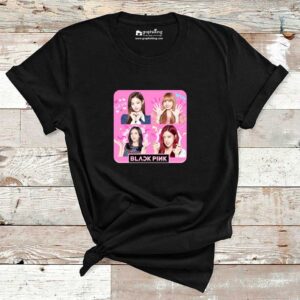 Black Pink Members Cotton Tshirt