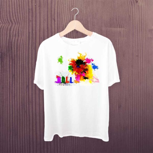 Happy-Holi-Color-Printed-Tshirt