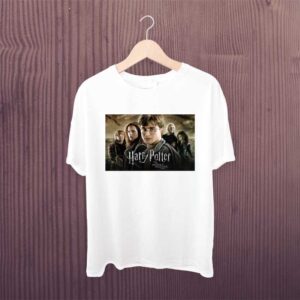 Harry Potter Poster White Printed Tshirt