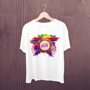 Holi Hai Color Printed Tshirt