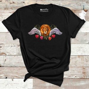 Lion Wings Cotton Printed Tshirt