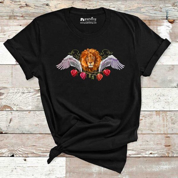 Lion-Wings-Cotton-Printed-Tshirt