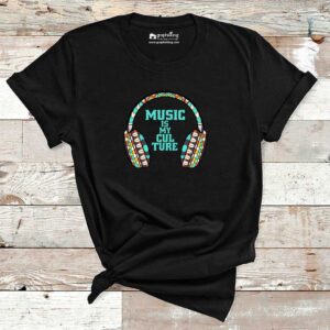 Music Is My Culture Cotton Tshirt